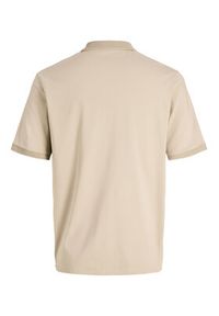 Jack & Jones - Jack&Jones Polo Jaxon 12268227 Beżowy Regular Fit. Typ kołnierza: polo. Kolor: beżowy. Materiał: bawełna #5