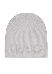 Liu Jo Czapka Cappello Logo Borch 2F3030 M0300 Szary. Kolor: szary. Materiał: materiał #1