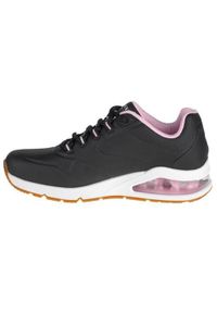 skechers - Buty do chodzenia damskie Skechers Uno 2 2ND Best. Zapięcie: sznurówki. Kolor: czarny. Materiał: materiał, tkanina, syntetyk. Szerokość cholewki: normalna. Sport: turystyka piesza