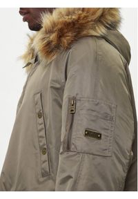 Hugo - HUGO Parka Makaro2541 50546236 Beżowy Regular Fit. Kolor: beżowy. Materiał: syntetyk #8