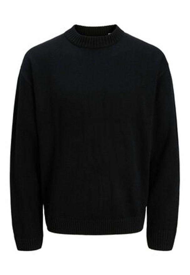 Jack & Jones Sweter Urban 12278942 Czarny Relaxed Fit. Kolor: czarny. Materiał: syntetyk, bawełna