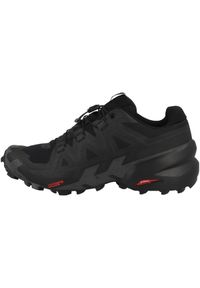 salomon - Buty do biegania męskie Salomon Speedcross 6 Wide. Kolor: czarny. Materiał: syntetyk, materiał. Szerokość cholewki: normalna. Model: Salomon Speedcross. Sport: bieganie