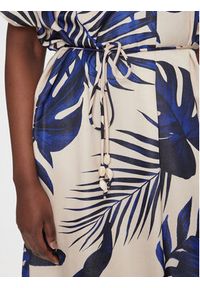 Vero Moda Sukienka letnia Vina 10327430 Beżowy Relaxed Fit. Kolor: beżowy. Materiał: syntetyk. Sezon: lato #3