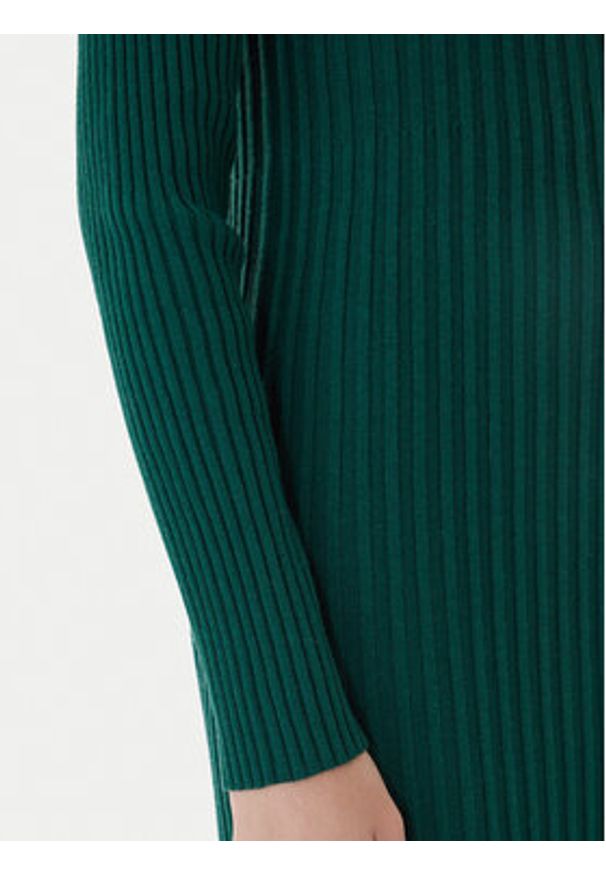 TwinSet - TWINSET Sukienka dzianinowa 252TT3400 Zielony Slim Fit. Kolor: zielony. Materiał: wiskoza