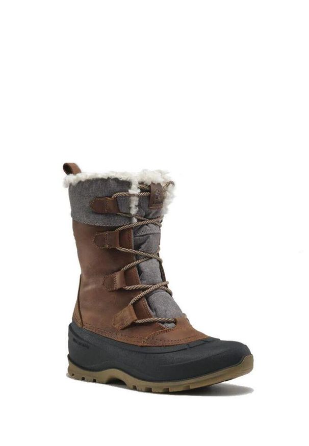 Buty zimowe damskie Kamik Snowgem Women. Kolor: brązowy. Sezon: zima