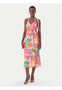 Morgan Sukienka letnia 261-RBRESIL Kolorowy Regular Fit. Materiał: syntetyk. Wzór: kolorowy. Sezon: lato #4