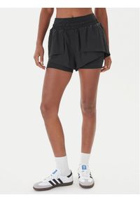 GIRLFRIEND COLLECTIVE - Girlfriend Collective Szorty sportowe Fallon 4093 Czarny Regular Fit. Kolor: czarny. Materiał: syntetyk
