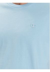 Champion T-Shirt 218496 Niebieski Regular Fit. Kolor: niebieski. Materiał: bawełna