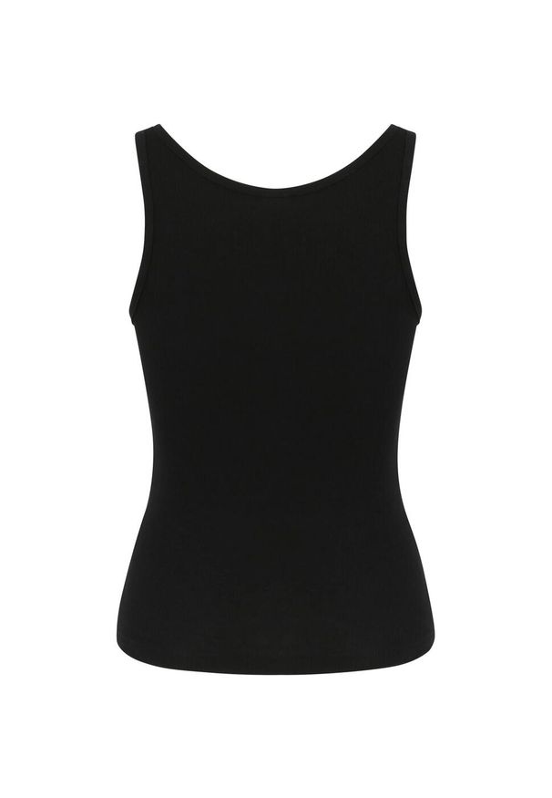 Urban Classics - Tank Top Damski Prążkowana Ekologiczny Basic 2pak. Kolor: biały, czarny, wielokolorowy. Materiał: prążkowany