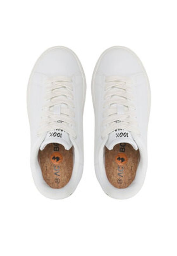 Save The Duck Sneakersy DY1243U REPE16 Biały. Kolor: biały. Materiał: skóra