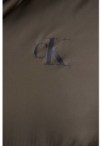 Calvin Klein Jeans Kurtka puchowa damska kolor zielony zimowa. Okazja: na co dzień. Kolor: zielony. Materiał: puch. Sezon: zima. Styl: casual #6