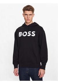 BOSS - Bluza Boss. Kolor: czarny