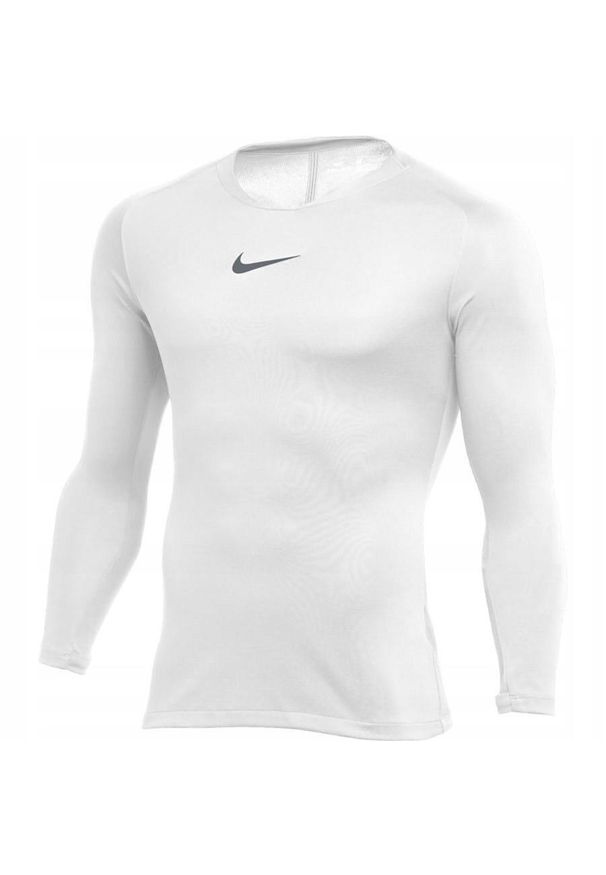 Koszulka termoaktywna do piłki nożnej męska Nike Dry Park sportowa. Kolor: biały. Sport: piłka nożna