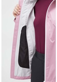 CMP kurtka outdoorowa kolor różowy. Kolor: różowy. Materiał: materiał. Długość: długie. Sezon: zima #2