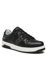 Sneakersy Badura BUXTON-21 MI08 Black. Kolor: czarny. Materiał: skóra