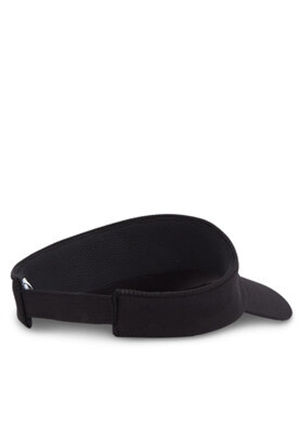 Calvin Klein Daszek Seersucker Visor K50K512973 Czarny. Kolor: czarny. Materiał: poliester, materiał