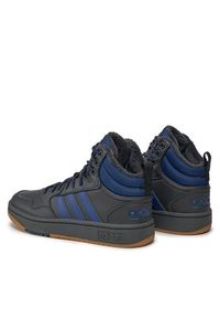 Adidas - adidas Sneakersy Hoops 3.0 Mid IF2635 Szary. Kolor: szary. Materiał: skóra #3