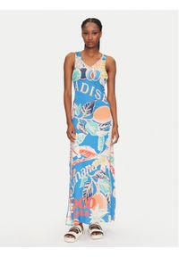 Maaji Sukienka letnia PT2648CLD001 Niebieski Regular Fit. Kolor: niebieski. Materiał: wiskoza. Sezon: lato #1