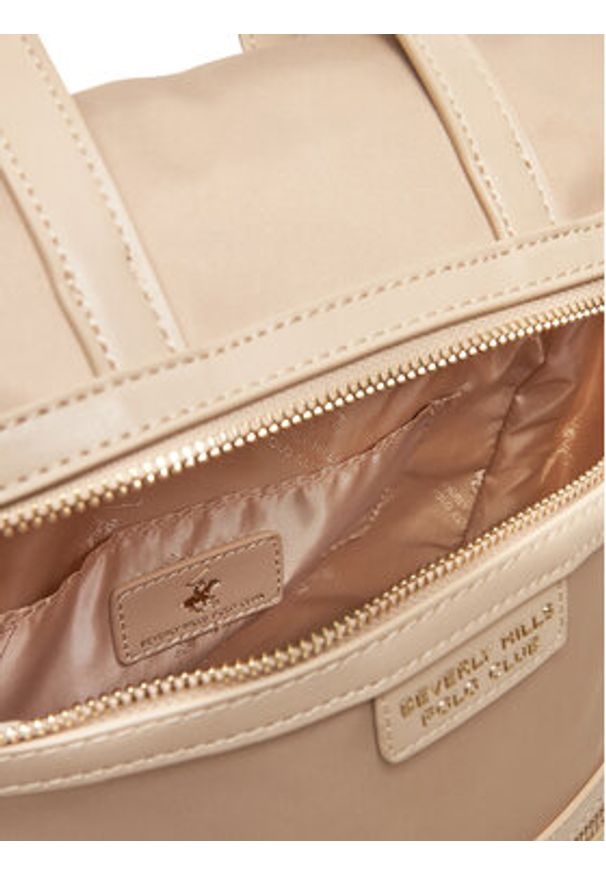 Beverly Hills Polo Club Plecak BHPC-H-002-07 Beżowy. Kolor: beżowy. Materiał: materiał