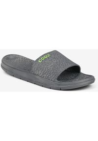 Kapcie Coqui Rune męskie 40-41 - Lekkie i Komfortowe. Kolor: szary. Materiał: materiał, syntetyk #1