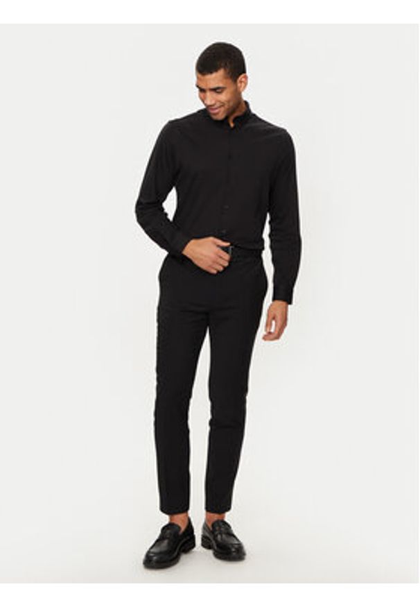 Calvin Klein Koszula K10K113339 Czarny Regular Fit. Kolor: czarny. Materiał: bawełna