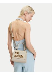 Love Moschino - LOVE MOSCHINO Torebka JC4024PP1MKD0110 Écru. Materiał: skórzane