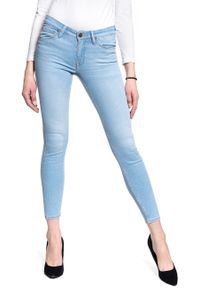 Lee - DAMSKIE SPODNIE JEANSOWE LEE Scarlett BLEACHED AZUR L526PQXL #6