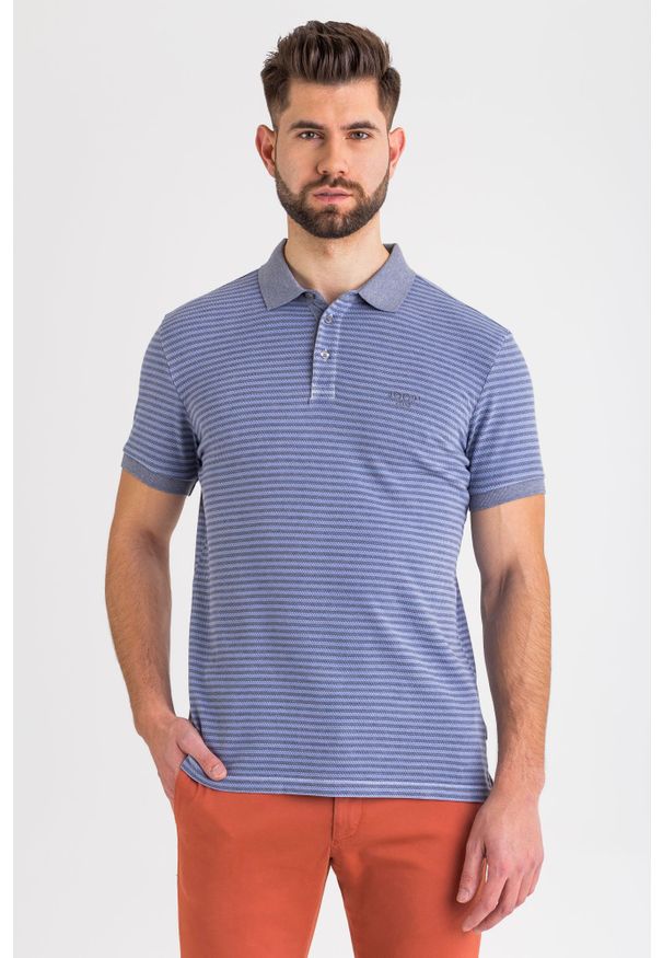 Koszulka polo JOOP! Jeans z nadrukiem, polo, sportowa