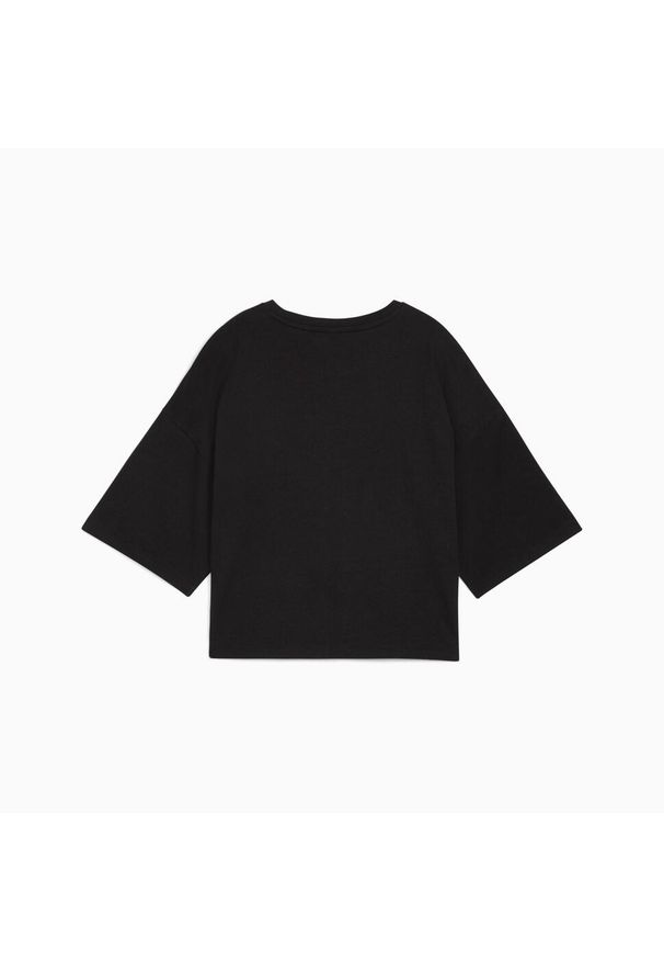 Koszulka sportowa damska Puma męska Leo Luxe Oversized. Kolor: czarny