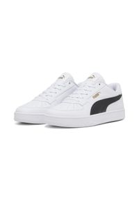 Puma - Sneakersy Caven 2.0 PUMA White Black Gold. Kolor: żółty, wielokolorowy, czarny, biały. Sezon: lato