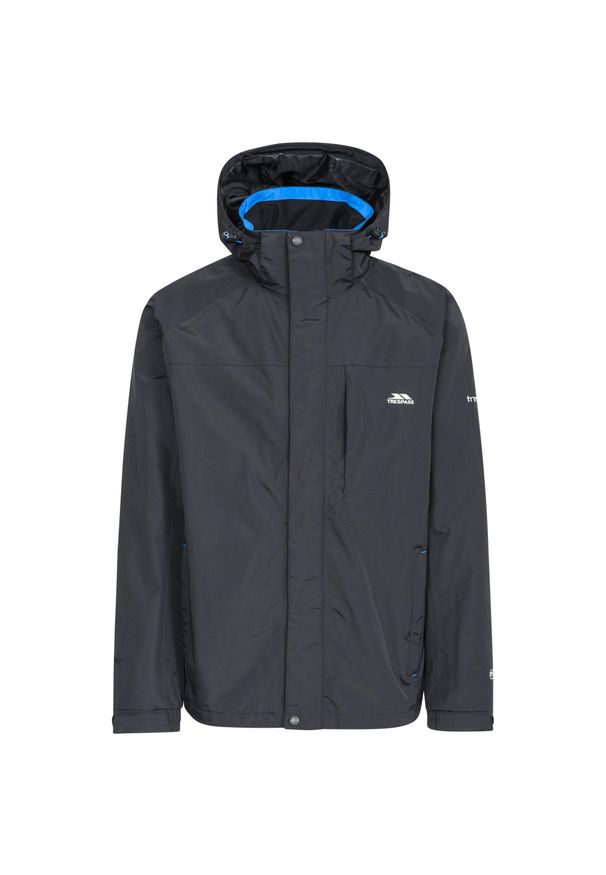 TRESPASS - Kurtka Wodoodporna Męska. Kolor: czarny. Sport: turystyka piesza