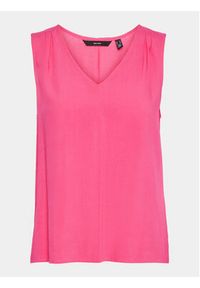 Vero Moda Bluzka Brit 10286648 Różowy Loose Fit. Kolor: różowy. Materiał: wiskoza #5