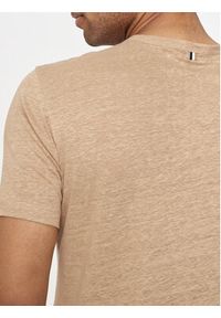 BOSS - Boss T-Shirt Tiburt 456 50511612 Beżowy Regular Fit. Kolor: beżowy. Materiał: len #3