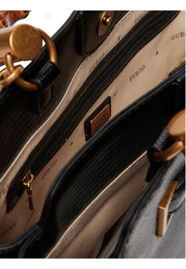 Guess Torebka HWKB95 06060 Czarny. Kolor: czarny. Materiał: skórzane