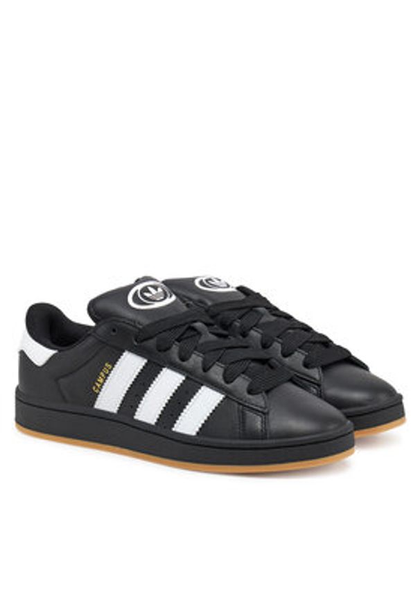 Adidas - adidas Sneakersy Campus 00s JP9997 Czarny. Kolor: czarny. Materiał: skóra. Model: Adidas Campus