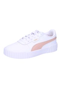 Buty damskie Puma Carina 3.0. Okazja: na plażę, na co dzień. Kolor: wielokolorowy, biały, różowy. Sezon: lato. Sport: turystyka piesza, tenis #1