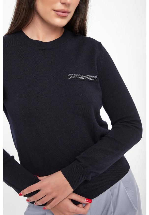 Sweter damski wełniany PESERICO. Materiał: wełna
