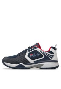 Fila Buty do tenisa Veloce Men FTM24103 Granatowy. Kolor: niebieski. Materiał: materiał. Sport: tenis #4