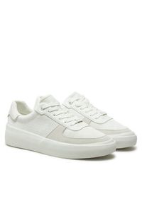 Calvin Klein Sneakersy Vulc Lace Up - Mono HW0HW02293 Biały. Kolor: biały. Materiał: skóra #2