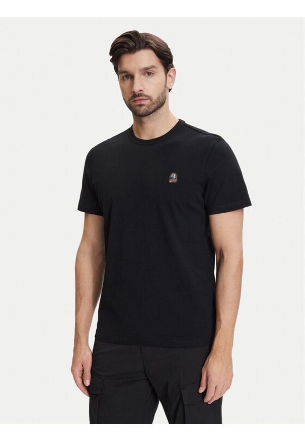 Parajumpers T-Shirt 26SMPMTSRJ02 Czarny Regular Fit. Kolor: czarny. Materiał: bawełna