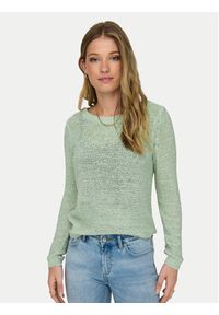 only - ONLY Sweter Geena 15113356 Zielony Regular Fit. Kolor: zielony. Materiał: syntetyk