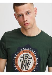 Blend T-Shirt 20715769 Zielony Regular Fit. Kolor: zielony. Materiał: bawełna #5