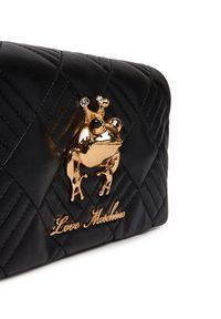 Love Moschino - LOVE MOSCHINO Torebka JC4269PP0OKH1000 Czarny. Kolor: czarny. Materiał: skórzane #2