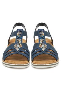Rieker Sandały CEO-V0649-14 Granatowy. Kolor: niebieski. Materiał: syntetyk #2