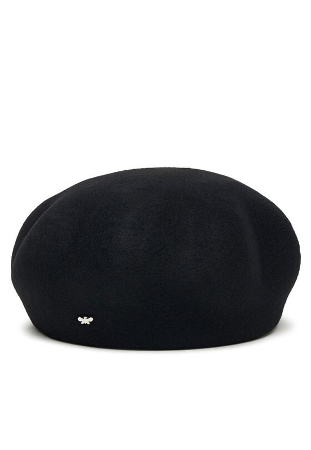 Weekend Max Mara Beret Pitti 2525576014 Czarny. Kolor: czarny. Materiał: wełna, materiał