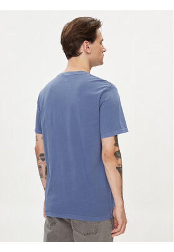 Lee T-Shirt Wobbly 112349080 Niebieski Regular Fit. Kolor: niebieski. Materiał: bawełna