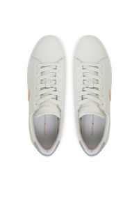 TOMMY HILFIGER - Tommy Hilfiger Sneakersy Platform Court Sneaker FW0FW08464 Biały. Kolor: biały. Materiał: skóra. Obcas: na platformie #5