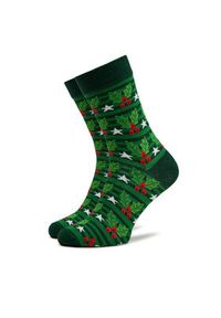 Rainbow Socks Zestaw 2 par wysokich skarpet damskich Xmas Socks Balls Adults Gifts Pak 2 Kolorowy. Materiał: bawełna. Wzór: kolorowy