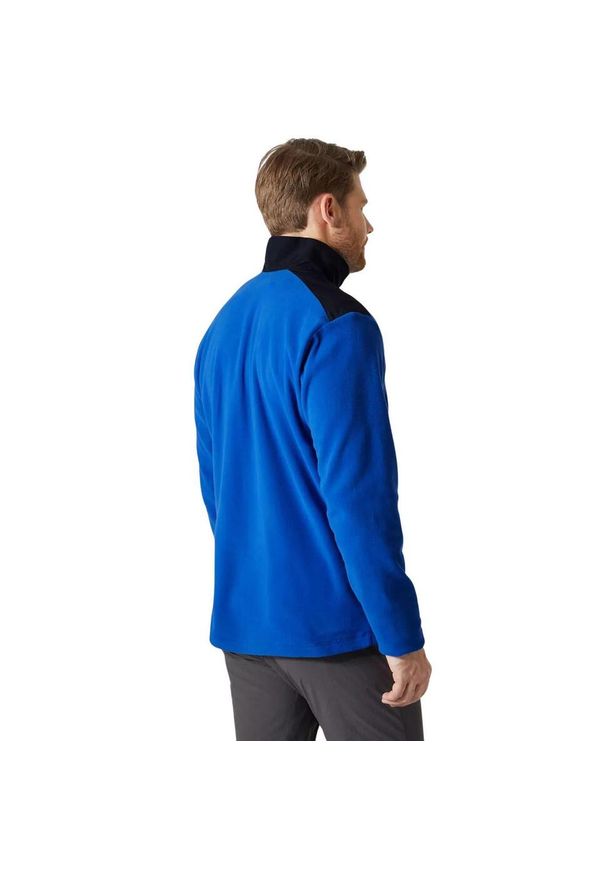 Bluza bez kaptura męska Helly Hansen Daybreaker Block Jacket. Typ kołnierza: bez kaptura. Kolor: niebieski. Materiał: polar. Sport: turystyka piesza