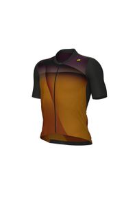 ALÉ CYCLING - Koszulka rowerowa męska Alé Cycling R-EV1 Sprinter. Kolor: czarny, różowy, wielokolorowy, pomarańczowy